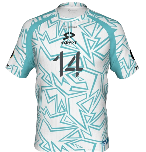 Maillot Scrypt Cyan - Vue 1