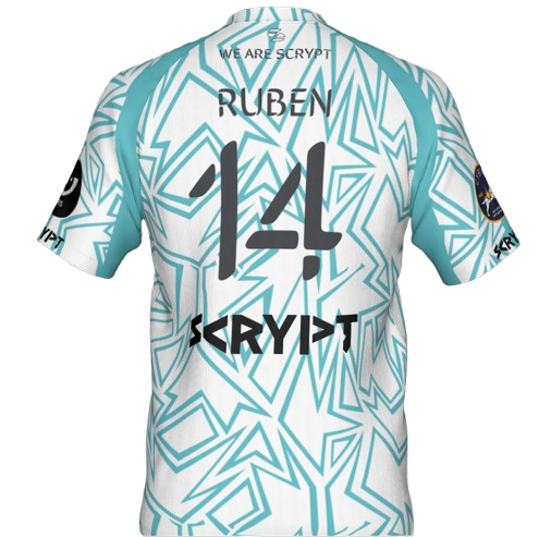 Maillot Scrypt Cyan - Vue 2